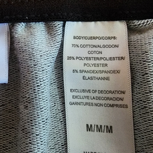 Reebok Gray sweat pants with zip pockets and cuffs SZ Medium - Picture 6 of 7